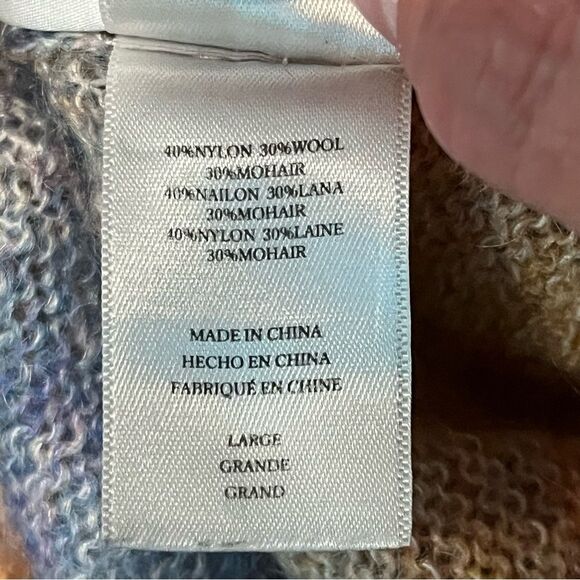 Rails x Revolve Camille Rainbow Mohair Sunset Sweater Size Large - Picture 9 of 11